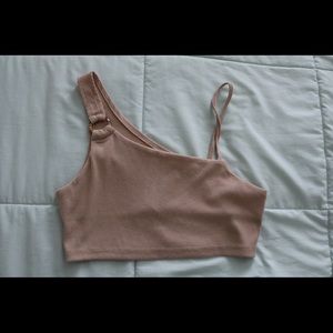 Off the shoulder crop top